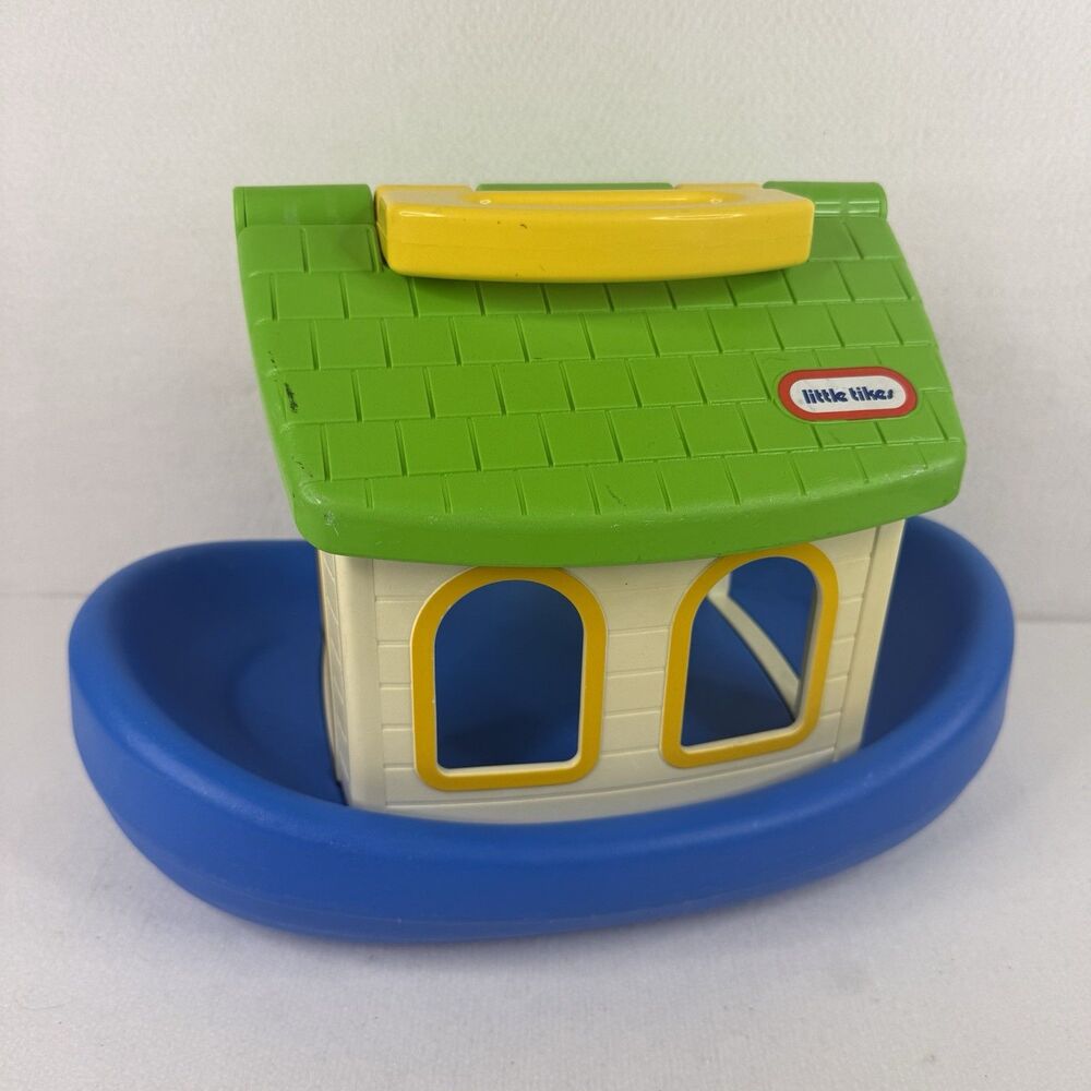 Rare/Vintage (1991) Little Tikes Noah’s Ark Floating Boat Toy t-1040